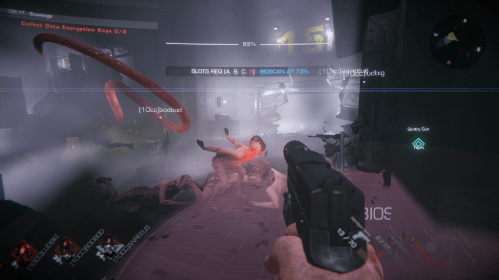 G.T.F.O’s diegetic UI.